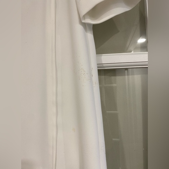 The Kooples white with black detail dress. Size xs-small - Picture 2 of 5